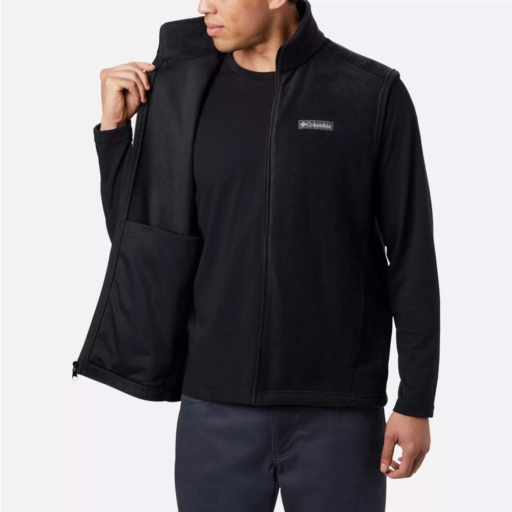 Columbia Black Men's Steens Mountain™ Fleece Vest